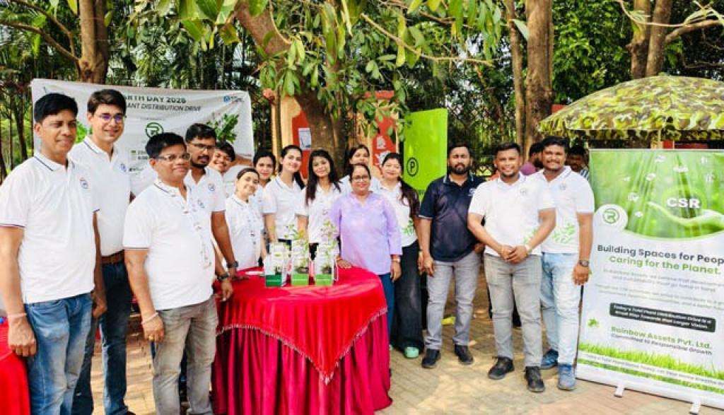 Rainbow Assets, Leads Grand Tulsi Distribution Drive on Earth Day inspiring Green & Spiritual Living