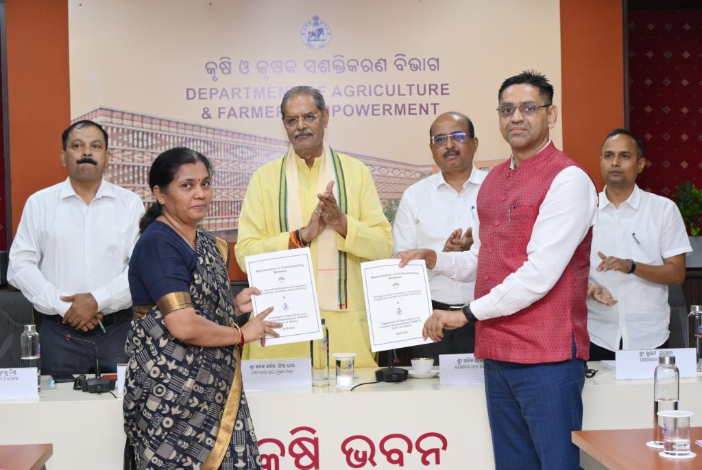Agriculture Department Signs MoUs with 4 Corporations for the financial year 2026-27