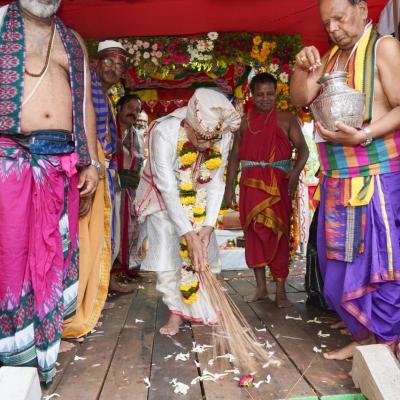 NaviMumbai’s Kharghar Temple Hosts Bahuda Yatra