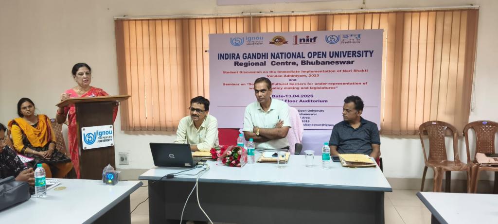 IGNOU organise Student Discussion on the Immediate Implementation of Nari Shakti Vandan Adhiniyam