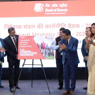 Bank of Baroda Launches ‘bob Senior Citizen Vishesh Samman’ Savings Account,  Combining Healthcare Benefits with Free Doorstep Banking Service