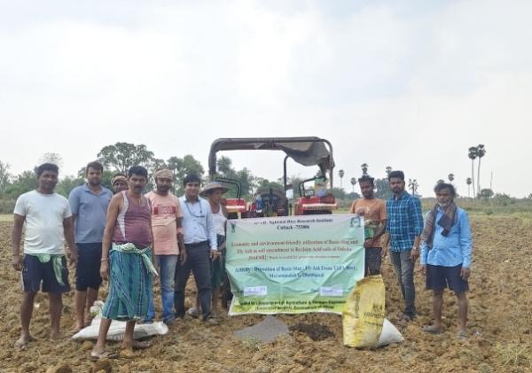 EcoLime+: Turns industrial waste into a solution for Potential saving 10-15% DAP in acid soils of Odisha