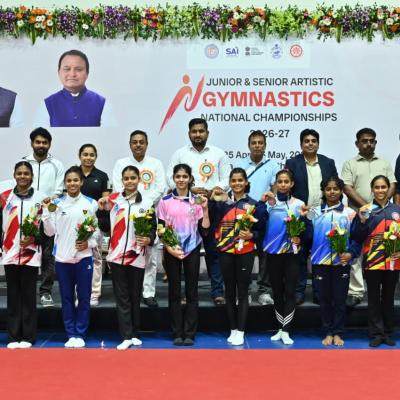 Women’s Artistic Gymnastics Championship Concludes at Nationals 2026–27 with Spectacular Finals at Kalinga Stadium