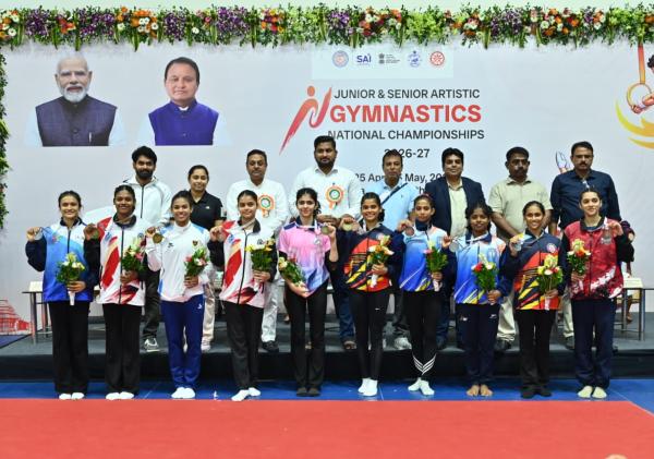 Women’s Artistic Gymnastics Championship Concludes at Nationals 2026–27 with Spectacular Finals at Kalinga Stadium