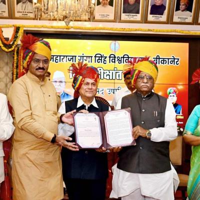 Achyuta Samanta Conferred with 75th Honorary Doctorate by Maharaja Ganga Singh University