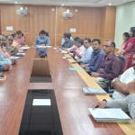 The New CEO Takes Review of Performances in SHAS, Odisha Lead performer in card distribution and claim settlement