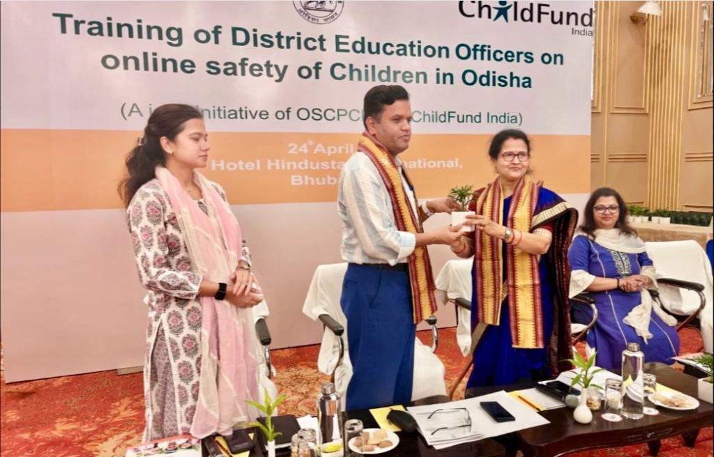 Workshop on “Online Safety for Children”  organised for District Education Officers