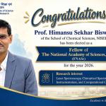 Professor Himanshu Sekhar Biswal Elected NASI Fellow for 2026, Brings Pride to Bari
