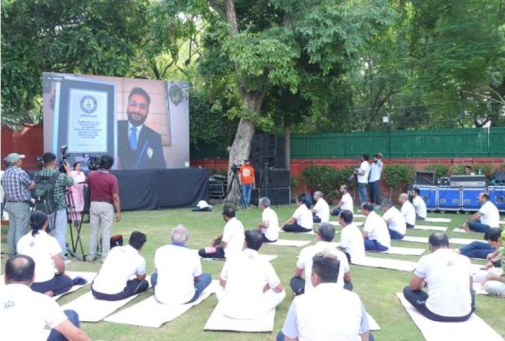 Ministry of Ayush Creates New Guinness World Record for Largest Viewership of a YouTube Live Yoga Stream