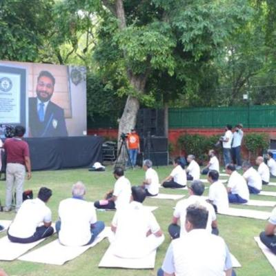 Ministry of Ayush Creates New Guinness World Record for Largest Viewership of a YouTube Live Yoga Stream