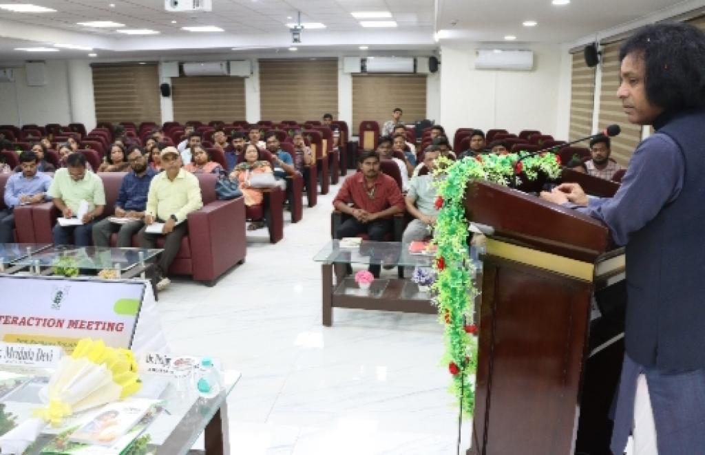 Prof. Kanhaiya Tripathi, Special Monitor, Human Rights Advocacy, NHRC, India visited ICAR-CIWA, Bhubaneswar