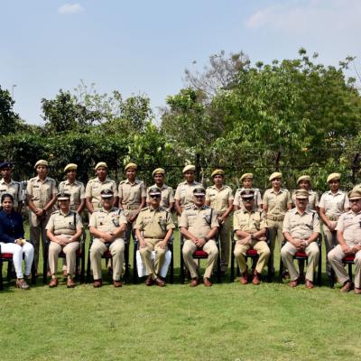 Sportspersons of Odisha Police who have achieved were felicitated