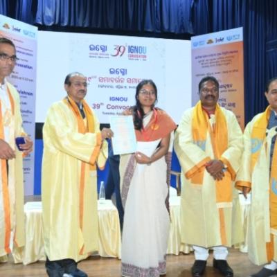 IGNOU  Regional Center Bhubaneswar 39th Convocation