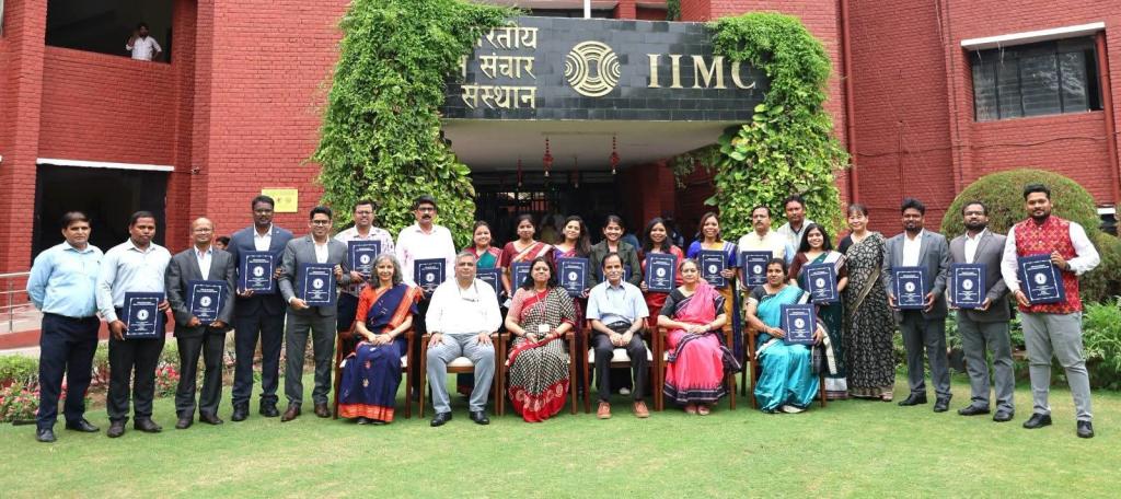Five-day “Media and Communication” Training for OIS Officers                                                 Concludes Successfully at IIMC New Delhi