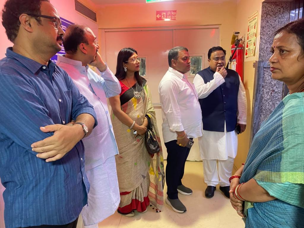 BJD Rajya Sabha MPs Visit Injured Students at RML Hospital