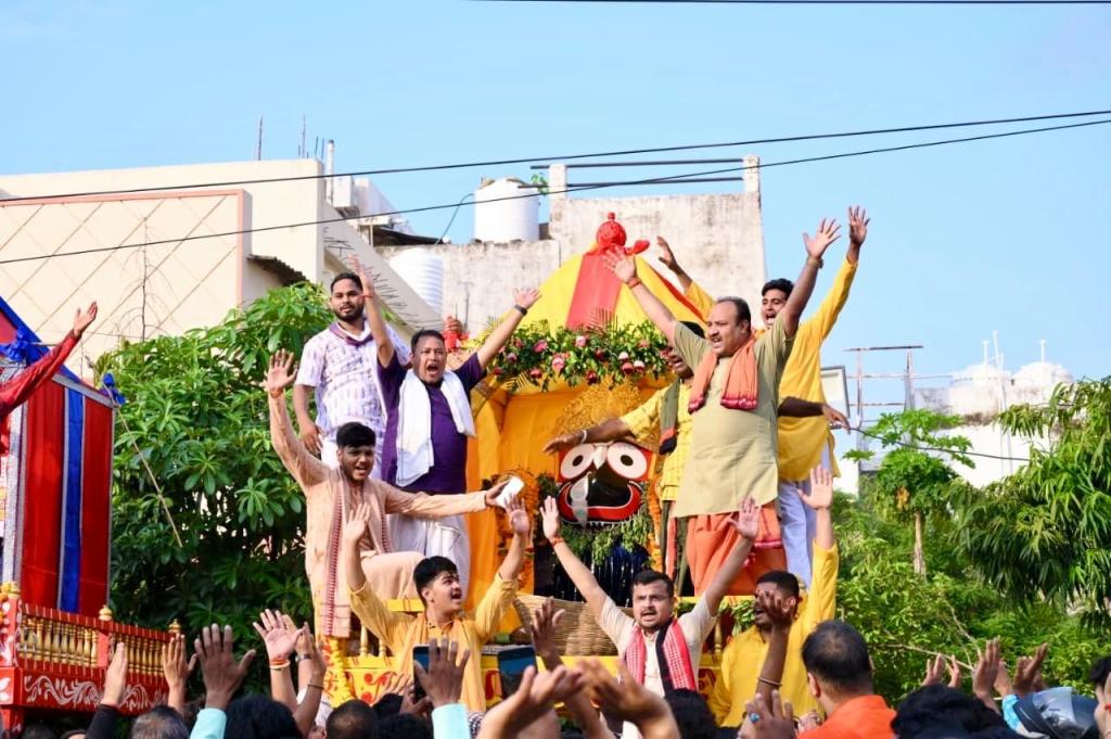 Raipur’s Jagannath Temple Hosts Bahuda Yatra