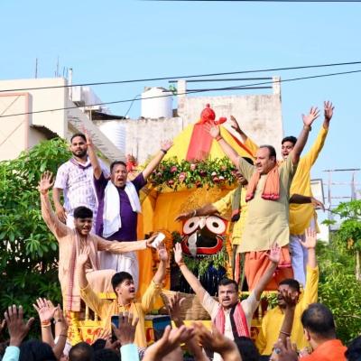 Raipur’s Jagannath Temple Hosts Bahuda Yatra