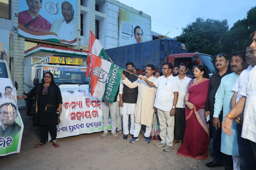 Odisha Congress Launches Mega Relief Programme for Flood-Affected People