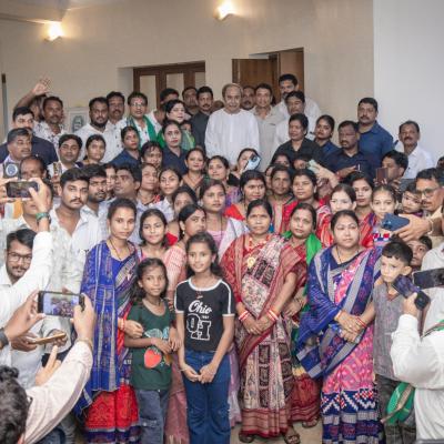 Naveen Patnaik Reviews Development and Organisation in Narla Constituency