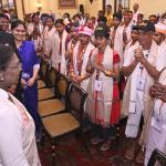 Ganjam Folk Artists Meet President Droupadi Murmu at Rashtrapati Bhavan