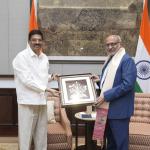 Odisha Governor Meets Vice-President in New Delhi