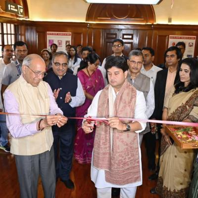 Union Minister of Communications Shri Jyotiraditya M. Scindia Unveils Philatelic Exhibition Celebrating India’s Heritage at Pradhanmantri Sangrahalaya