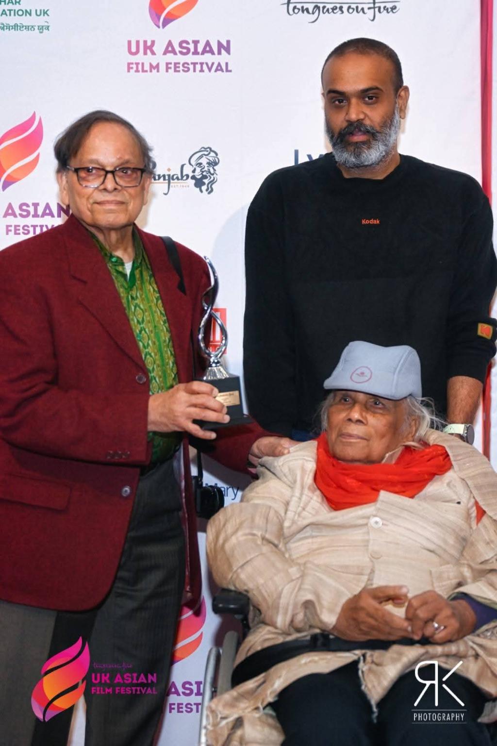 Honoring the film made on the pride of Odisha, Dr Prafulla Mohanty (London)