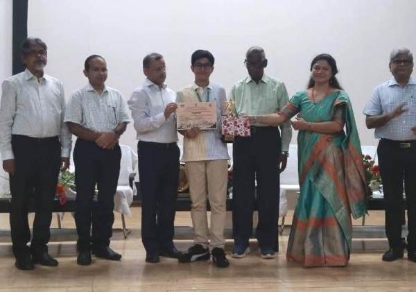 Diptiman won the 2nd Prize in the State Level Earth Day Poster making competition