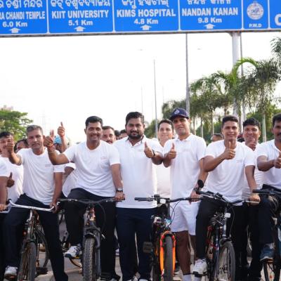 Sundays on Cycle in Sync with PM’s Call for Fitness and Green Mobility : Sports Minister Suraj