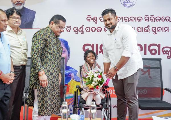 Odisha’s Pride: Para-Archer Payal Nag Felicitated for International Glory
