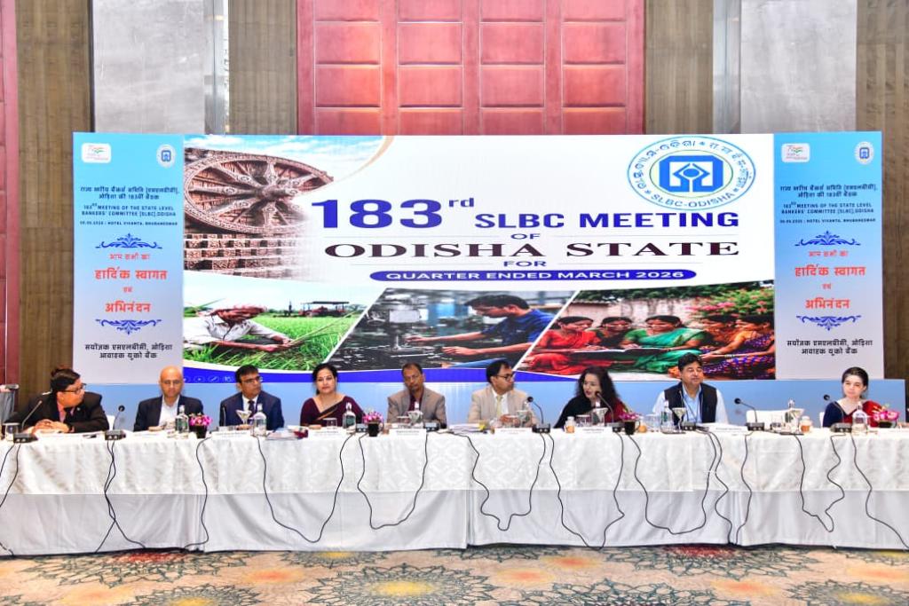 183rd SLBC Meeting of Odisha State held on 6th June, 2026
