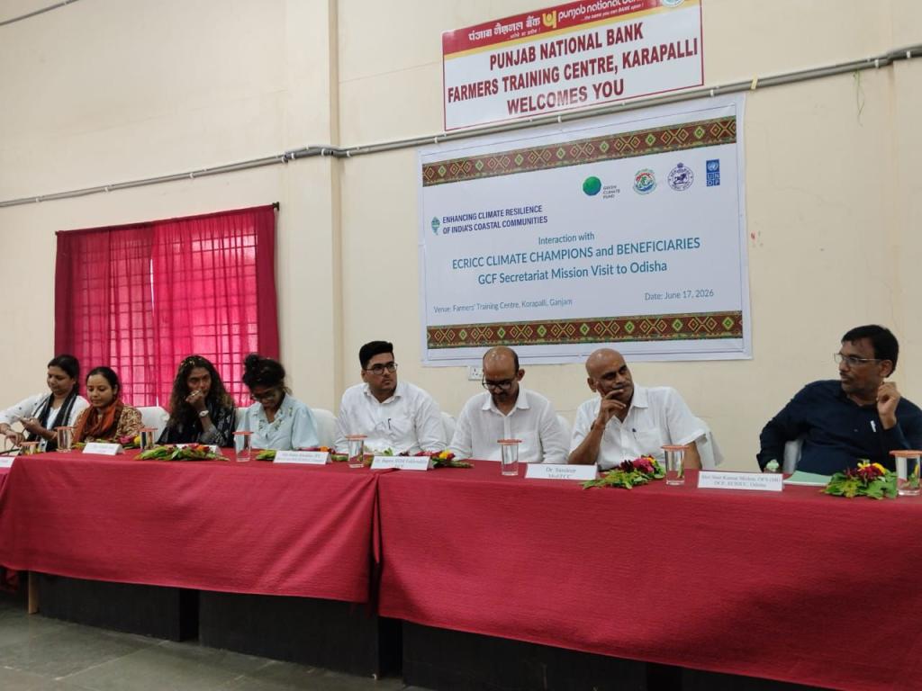 Green Climate Fund Mission Reviews ECRICC Interventions in Ganjam