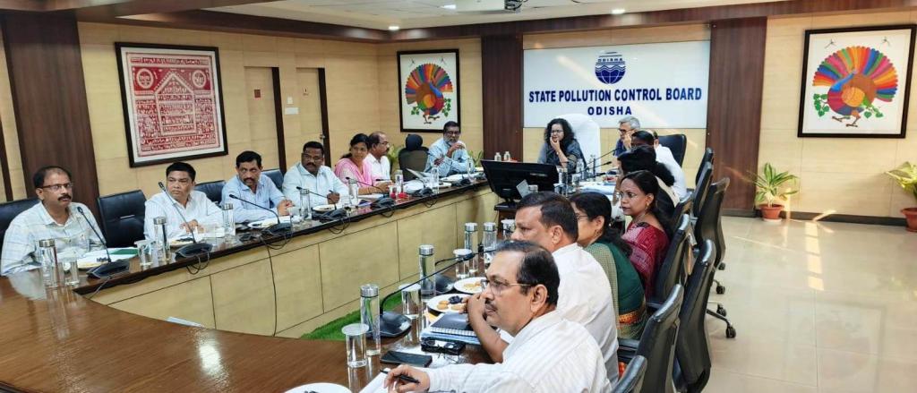 Chief Secretary took a comprehensive review of the activities of the Odisha State Pollution Control Board