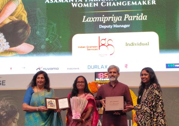 Laxmipriya Parida of IGS honoured with Excellence in Sustainable Development Award-2026
