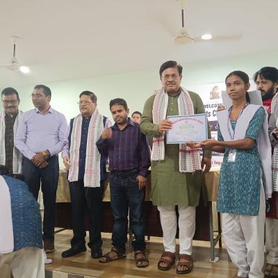 Citizens' Human Rights Clinic, Odisha organised a Certificate & Award Ceremony for the Summer Internship students of Rama Devi Women's University