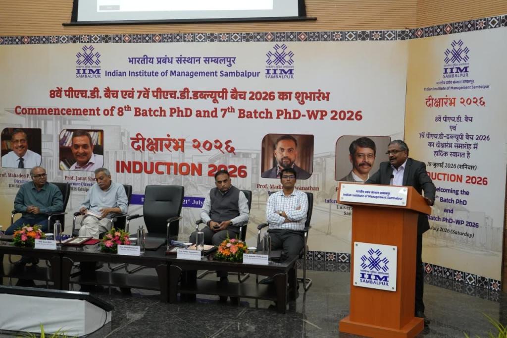 IIM Sambalpur Welcomes the 8th Batch of PhD and 7th Batch of PhD–Working Professionals