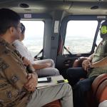 Revenue Minister Reviews Flood Situation During Aerial Survey of Flood-Affected Areas