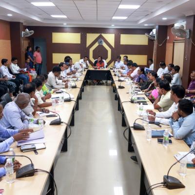 Deputy Chief Minister Pravati Parida Reviews Flood Situation in Jajpur