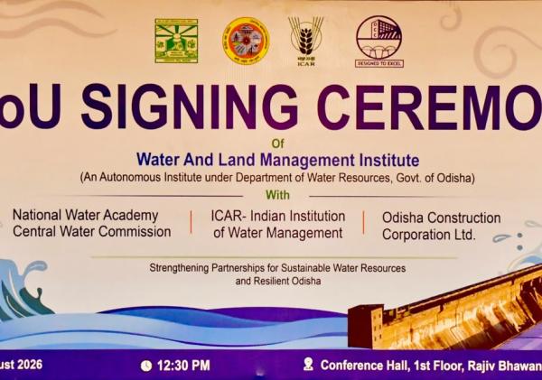 Three MoUs Signed by WALMI with Three Premier Institutions