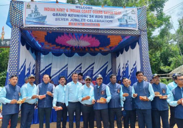 Silver Jubilee Reunion of Indian Navy & Coast Guard Batch 02/2001 Celebrated on Odisha Coast