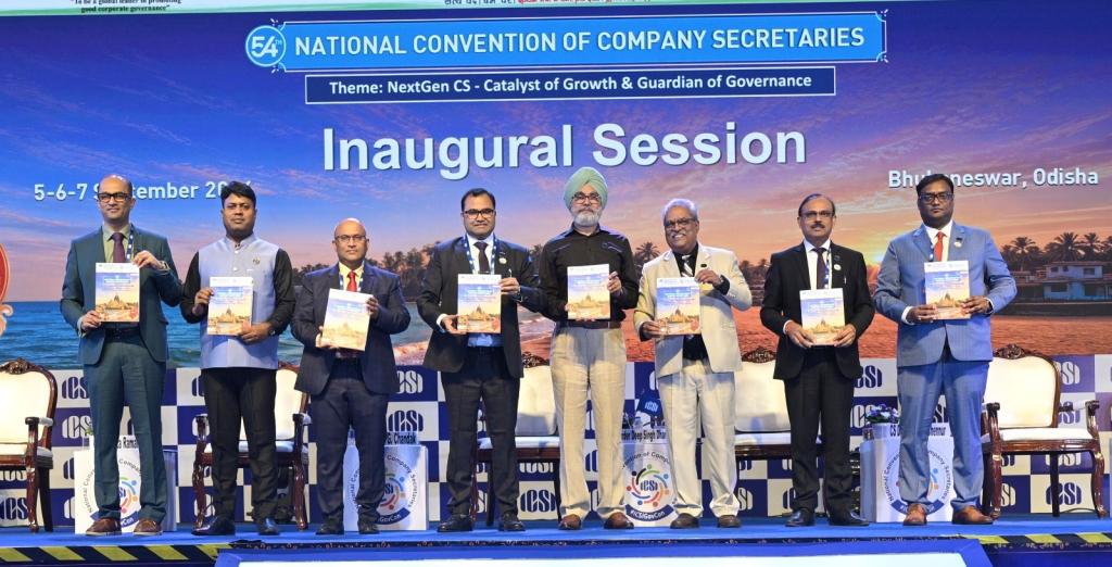ICSI Inaugurates 54th National Convention of Company Secretaries in Bhubaneswar