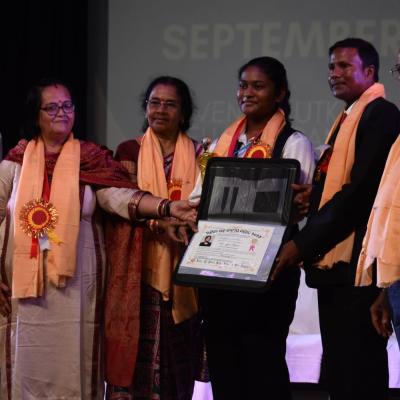 Lyra Nayak received “Odisha Ratna Jatiya Samman 2026”