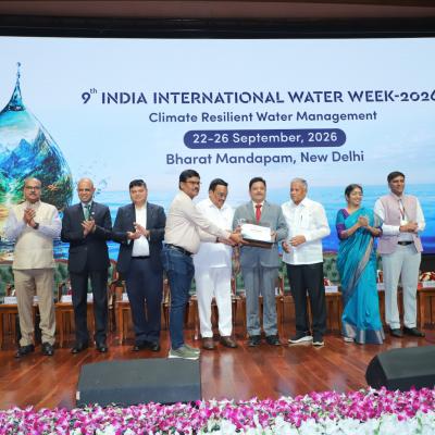 Odisha Water Resources Department Wins Best Award under State Category at 9th India International Water Week 2026