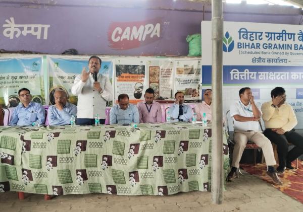 NABARD CGM Gautam Kumar Singh inaugurates Drum-Type Pyrolyser; live demonstration showcases conversion of crop residues into biochar projects, Munger
