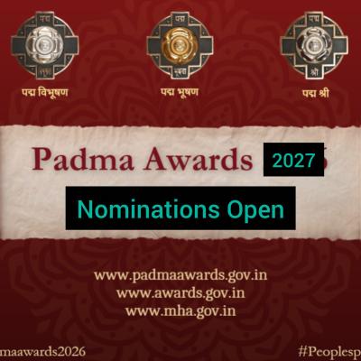 Nominations for Padma Awards-2027 begins