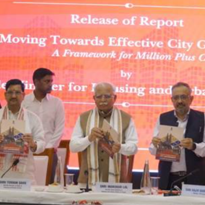 NITI Aayog releases report on “Moving Towards Effective City Government – A Framework for Million-Plus Cities”