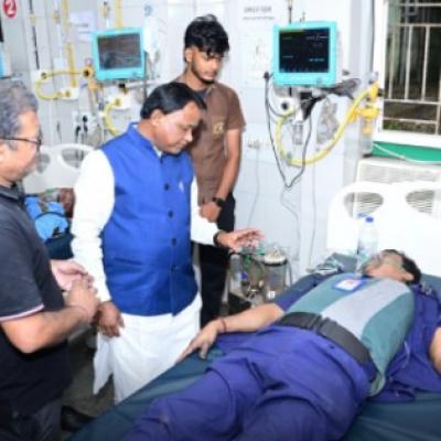 10 dead in SCB Tragic Fire accident; 25 lakh Compensation announced for SCB ICU Fire death;  CM announced the compensation along with judicial enquiry