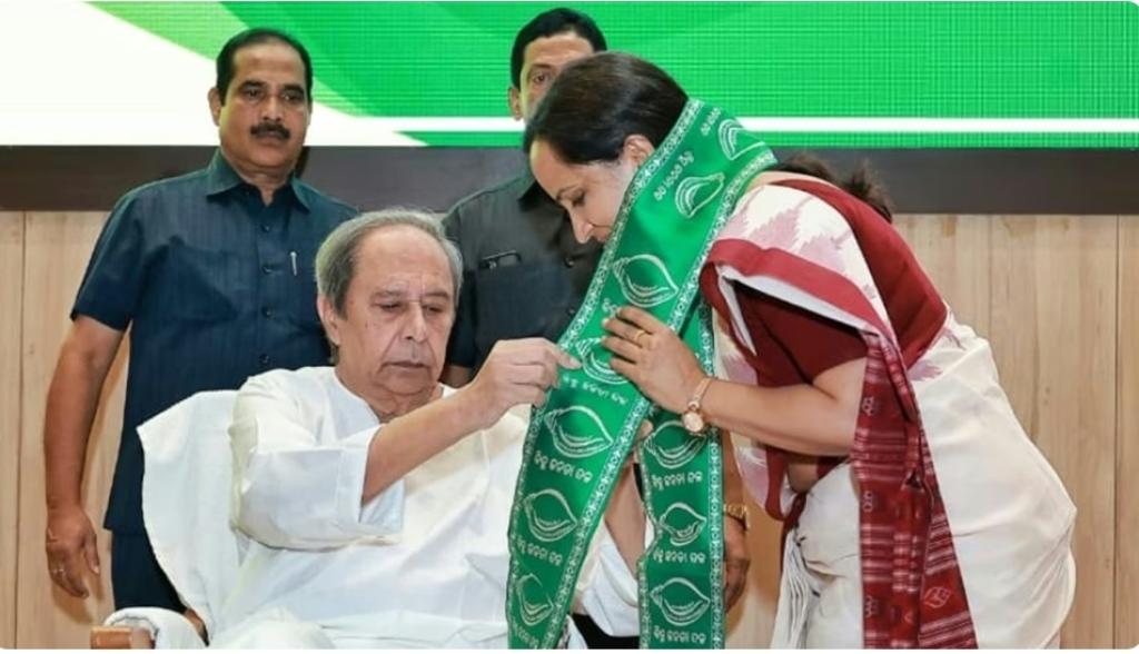 Sujata joined BJD in Sankha Bhawan