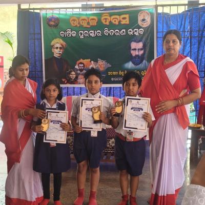 Students of Saraswati Shishu Vidya Mandir Unit-III Celebrate Utkal Divas with Green Mission
